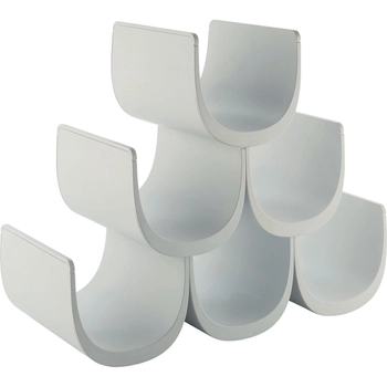 Alessi - Stojak na wino NOE - biały, długość 34,50 cm