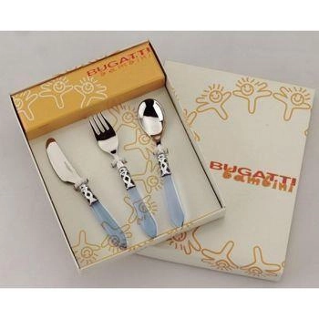 Casa Bugatti - Sztućce dla dzieci 3 szt Aladdin - niebieskie