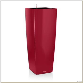 Donica Lechuza Cubico Alto - scarlet red - połysk