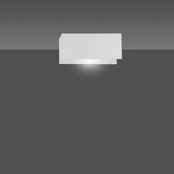 Emibig - Kinkiet Tolos K1 white - wysokość 10 cm, stal  lakierowana