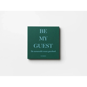 Printworks - Księga gości Be My Guest – zielono-niebieska, 100 stron