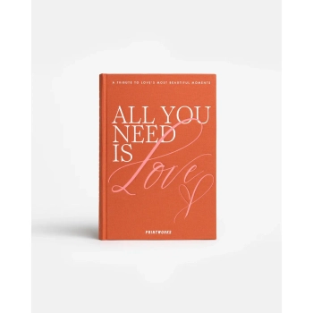 Printworks – album fotograficzny All You Need is Love, pomarańczowy