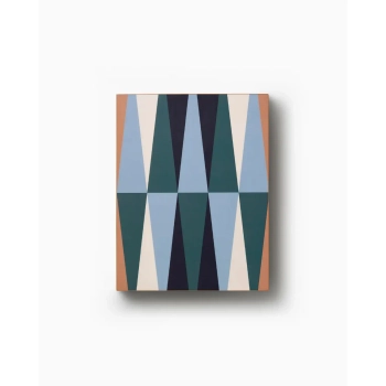 Printworks – zestaw Backgammon lakierowany, drewniany, akrylowe detale