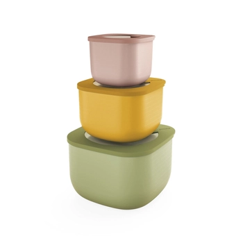 Guzzini – ZESTAW 3 GŁĘBOKICH POJEMNIKÓW „ECO STORE&MORE”