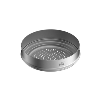BergHOFF – Wkładka do gotowania na parze Leo Graphite, stal nierdzewna 20–24 cm