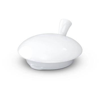58Products - Porcelanowa pokrywka na dzbanek do herbaty "Dobry nastrój"