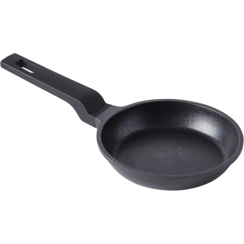 Mastrad – Patelnia do pancake 14 cm z powłoką nieprzywierającą i rączką soft touch, do indukcji