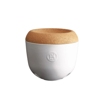 Emile Henry - Pojemnik na czosnek - pojemność 0,94 l, biały