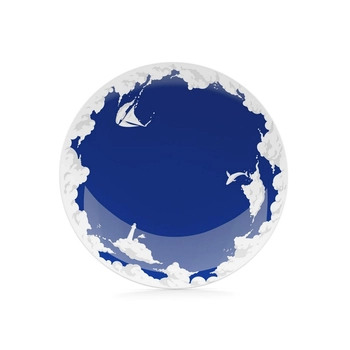 58Products - Porcelanowy talerz deserowy "Niebiański", średnica 20 cm, Specjalna Edycja