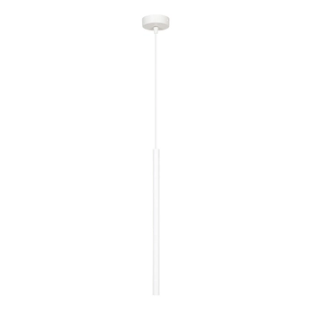 Emibig - Lampa wisząca Selter 1 white - wysokość max 120 cm, stal lakierowana