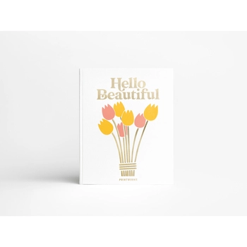 Printworks - Album fotograficzny Hello Beautiful – biały, złote tłoczenie, 30 stron