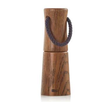 AdHoc - Młynek do soli lub pieprzu YASO - ciemne drewno dębowe, wysokość 17 cm