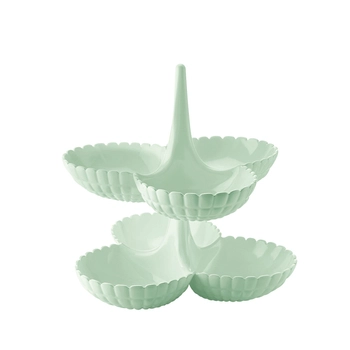 Guzzini – Podwójna etażerka na przekąski, pistacjowa