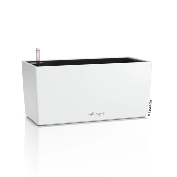 Lechuza - doniczka Balconera Color 40 - długość 40 cm, biała