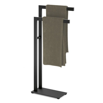 Zack - Stojak na ręczniki LINEA - wysokość 80 cm, czarny