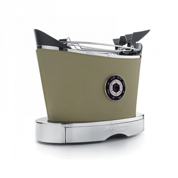 Casa Bugatti - Toster VOLO - oliwkowa skóra, seria Individual