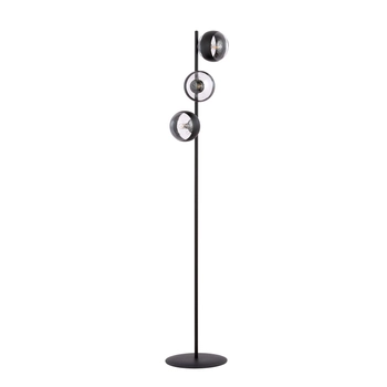 Emibig - Lampa stojąca Rossi LP3 stripe - wysokość 150 cm, stal lakierowana, szkło