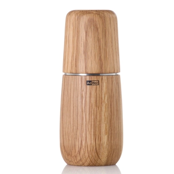 AdHoc - Młynek do soli lub pieprzu YONO S - jasne drewno dębowe, wysokość 15 cm