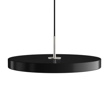 UMAGE (Vita) - Lampa Asteria Medium - średnica 43 cm, czarna, stalowy dekor