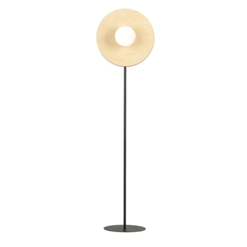 Emibig - Lampa stojąca Soho LP1 opal - wysokość 150 cm, stal lakierowana proszkowo, sklejka, szkło