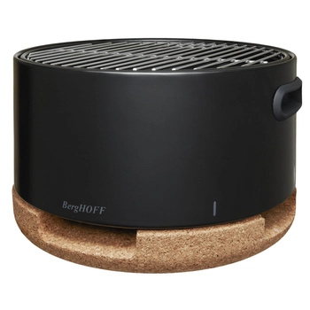 BergHOFF – Grill stołowy przenośny z korkową podstawką, czarny