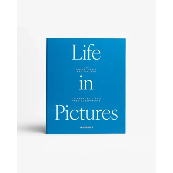 Printworks – Album fotograficzny Life in Pictures, niebieski, format duży