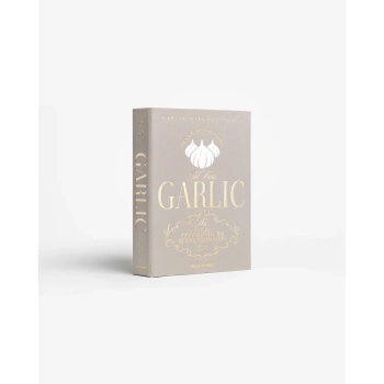 Printworks – zestaw do czosnku w opakowaniu książkowym, stal nierdzewna