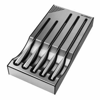 Global - Zestaw 5 noży Dock Set A - srebrny | G-88/2593511