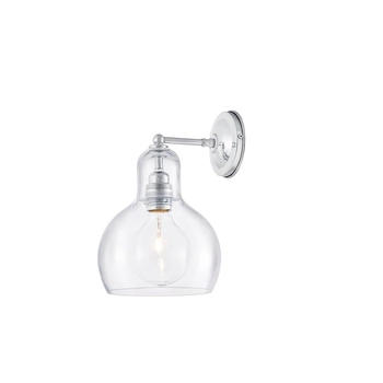 Kaspa - Kinkiet lampa ścienna Longis I - średnica 18 cm, transparentny