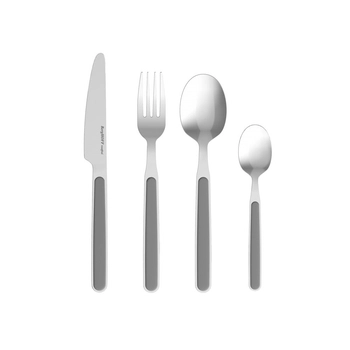 BergHOFF – Zestaw sztućców Balance Moonmist – stal nierdzewna, szary, 24 el.