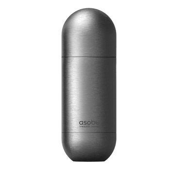 Asobu - Butelka termiczna Orb Silver - srebrna, pojemność 420 ml