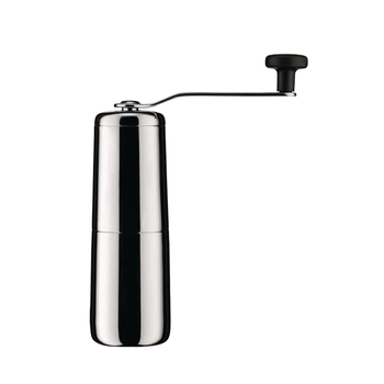 Alessi - Młynek do kawy Slow Coffe - srebrny, wysokość 21,50 cm