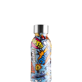 Casa Bugatti - Butelka termiczna B Bottles Twin – wzór Komiks, 350 ml