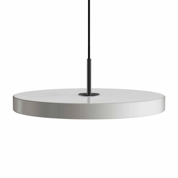 UMAGE (Vita) - Lampa Asteria Plus Medium - szara, średnica 43 cm, czarny dekor