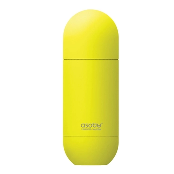 Asobu - Butelka termiczna Orb Yellow - żółta, pojemność 420 ml