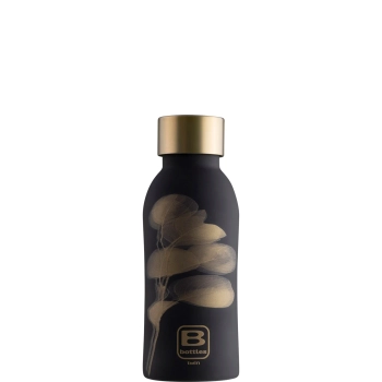 Casa Bugatti – Termos BBOT, czarny ze złotym motywem liści, 350 ml