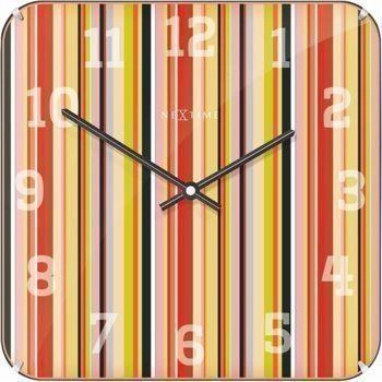 NeXtime - Zegar Smithy Dome Square - kolorowy, 35x35 cm