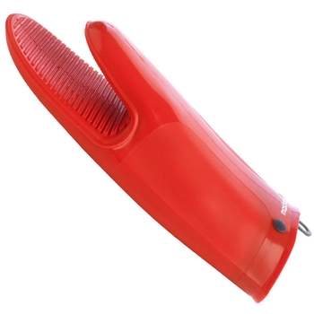 Mastrad - Silikonowa rękawica z bawełnianą wkładką - czerwona