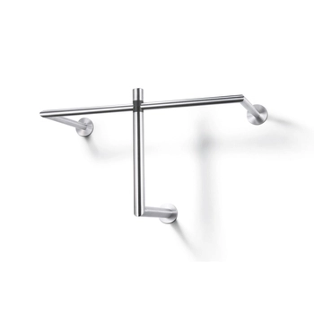 Zack - Ścienny wieszak na ubrania ABILIO - szerokość 67 cm, stal matowa