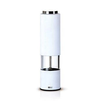 AdHoc - Elektryczny młynek do pieprzu lub soli TROPICA WHITE - wysokość 21,50 cm