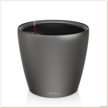 Lechuza - Doniczka Classico LS - średnica 28 cm, antracytowa, matowa