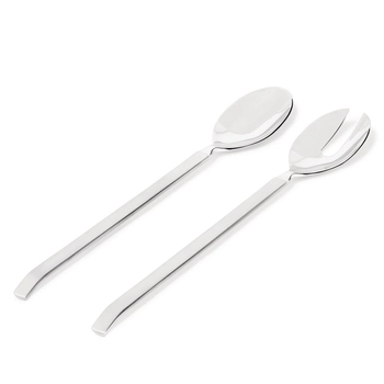 Alessi - Sztućce do sałaty DRY - srebrne, długość 30 cm
