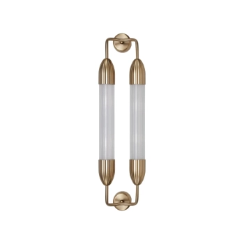 UMAGE - Kinkiet Lemon Squeeze Wall Short Double – mosiądz, długość 77 cm