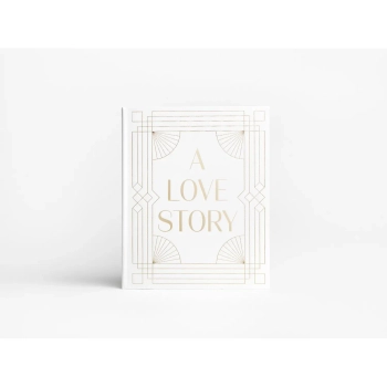 Printworks – album ślubny A Love Story XL, biały, tkaninowa okładka