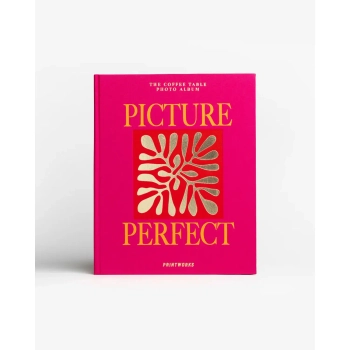 Printworks - Album fotograficzny Picture Perfect XL – wiśniowy, złote tłoczenia