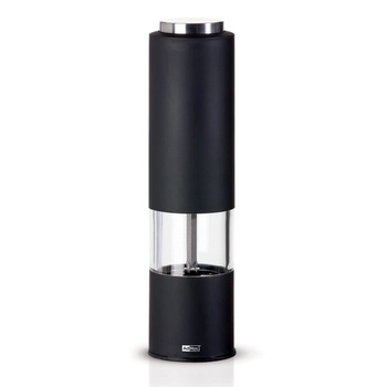 AdHoc - Elektryczny młynek do pieprzu lub soli TROPICA BLACK - wysokość 21,50 cm