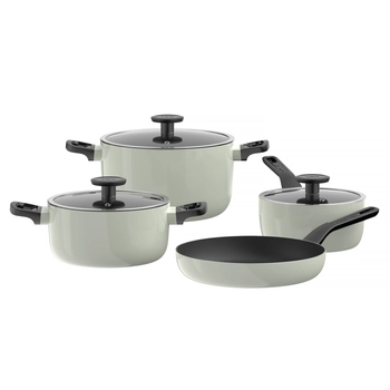 BergHOFF - Zestaw garnków non-stick Glints 7-el. – Sage