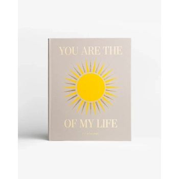 Printworks - Album na zdjęcia You Are the Sunshine – beżowy, tkanina, 30 stron