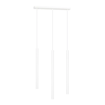 Emibig - Lampa wisząca Selter 3 white - wysokość max 120 cm, stal lakierowana