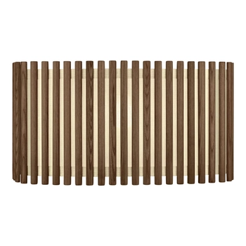 UMAGE (Vita) - Lampa Komorebi large Rectangular Dark Oak - szerokość 50,6 cm, ciemny dąb, prostokątna